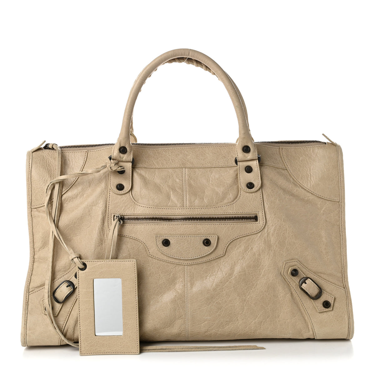 Balenciaga Agneau Classic Hardware Work Praline 2 of 10