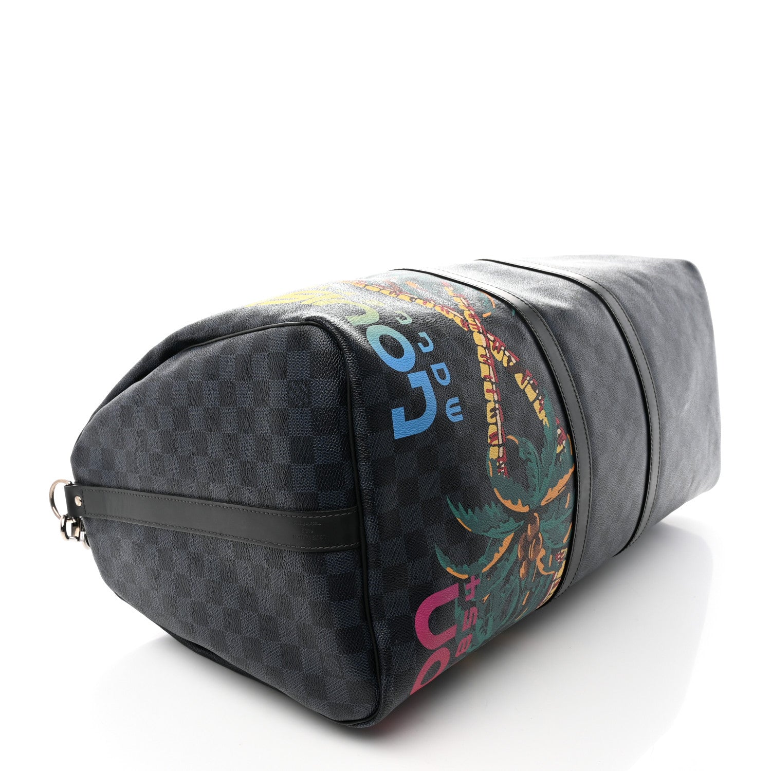 Louis Vuitton Damier Cobalt Jungle Keepall Bandouliere 55 3 of 14