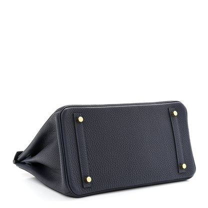 Hermes Togo Birkin 30 Bleu Nuit 4 of 11