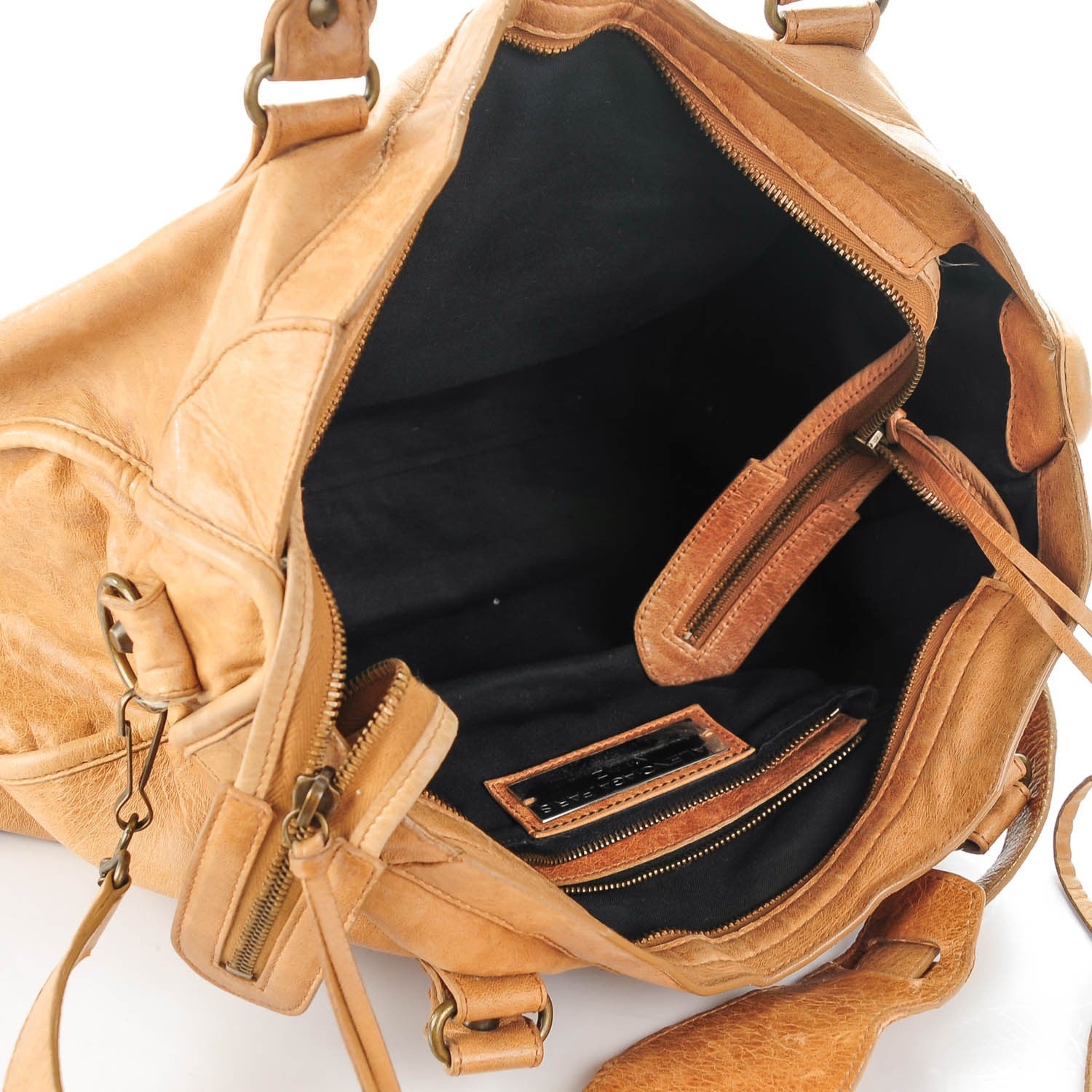 Balenciaga Chevre Classic Hardware City Caramel 7 of 9