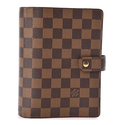 Louis Vuitton Damier Ebene Medium Ring Agenda Cover 1 of 8