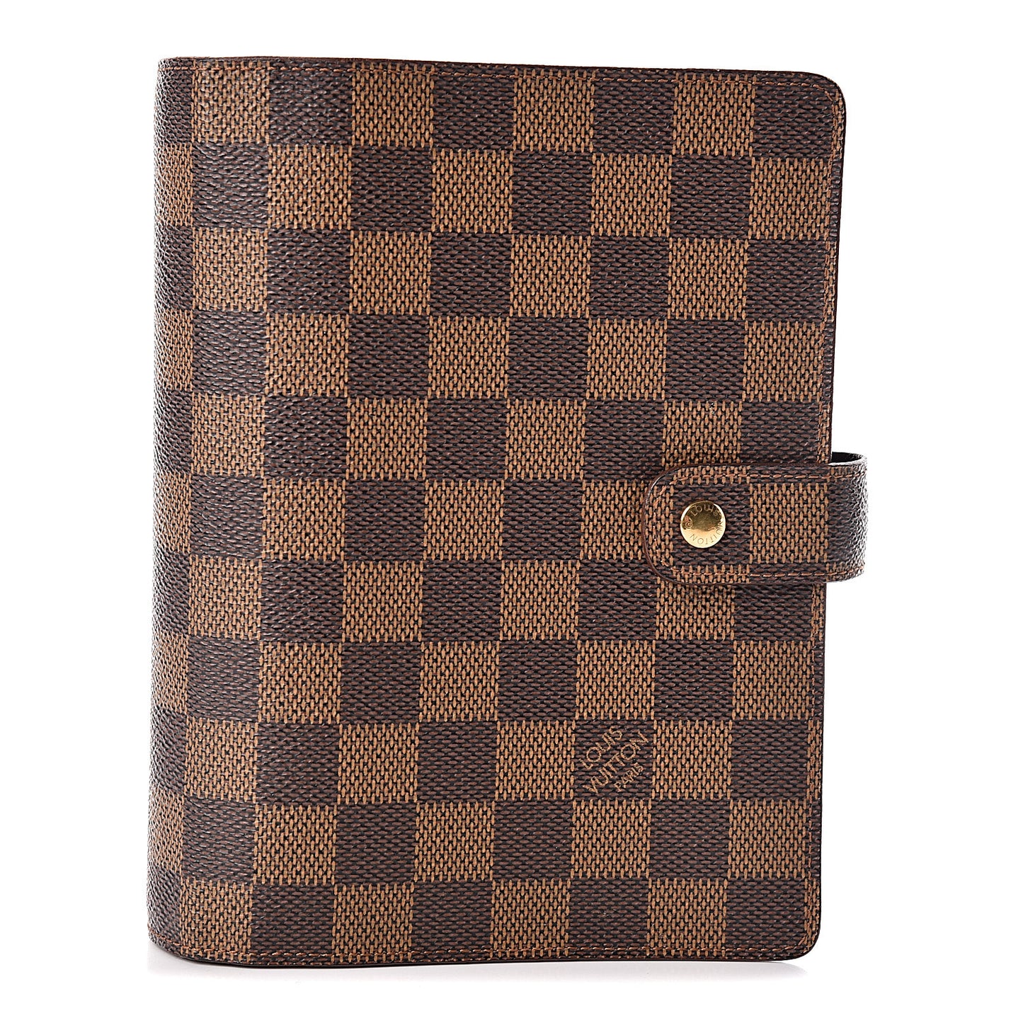 Damier Ebene Medium Ring Agenda Cover