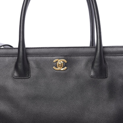 Chanel Calfskin Cerf Shopper Tote Black 12 of 16