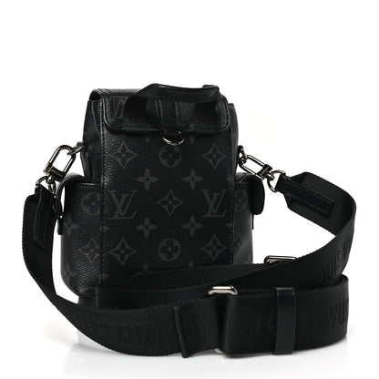 Louis Vuitton Monogram Eclipse Nano Christopher Backpack Black 3 of 8