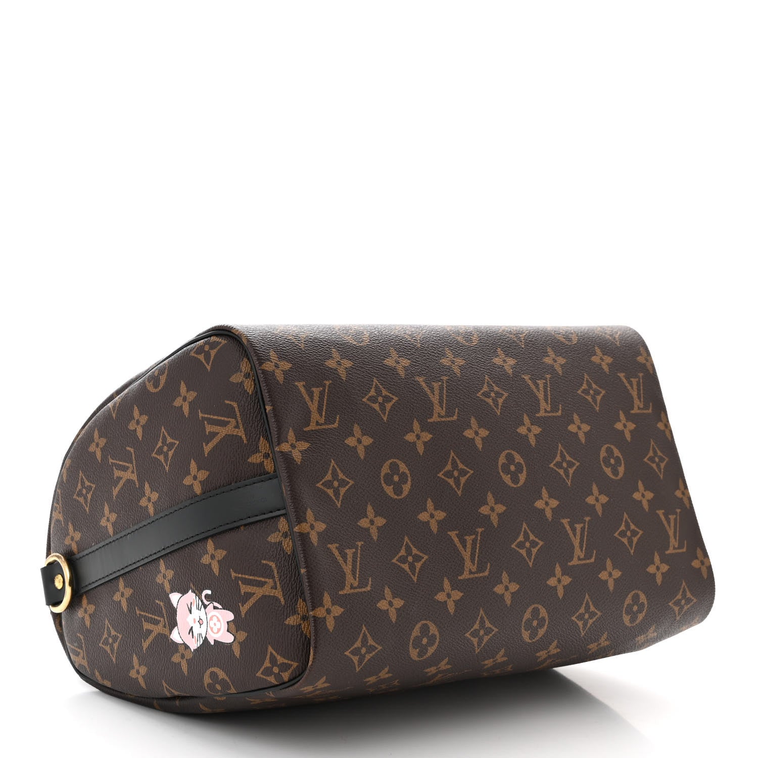 Louis Vuitton Monogram My World Tour Speedy Bandouliere 30 Black 4 of 11