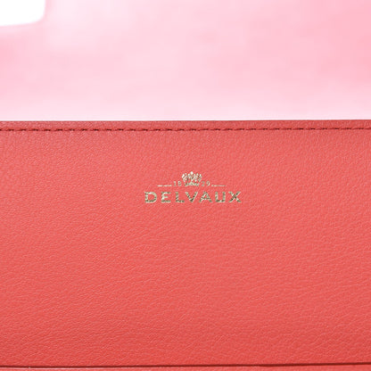 Delvaux Calfskin PM Madame Shoulder Bag Coral 6 of 9