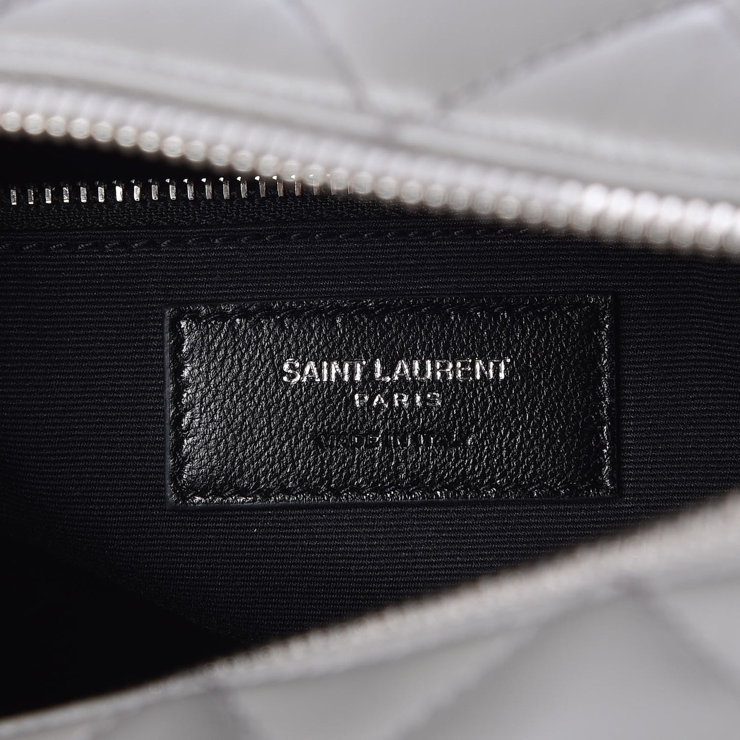 Calfskin Y Quilted Monogram Loulou Bowling Bag Grey