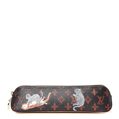 Louis Vuitton Catogram Elizabeth Pouch Orange Marron 1 of 10