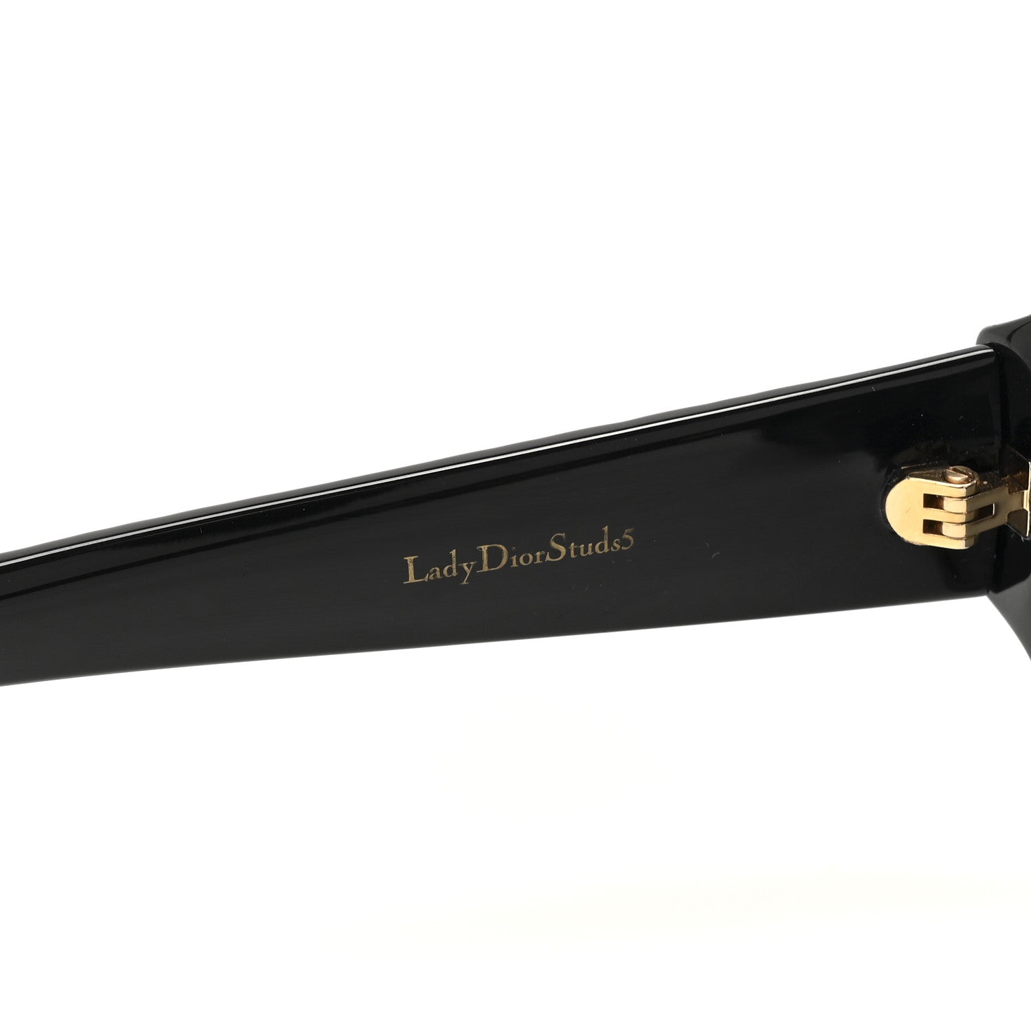 Christian Dior Acetate Cannage Lady Dior Studs 5 Sunglasses Black 5 of 8