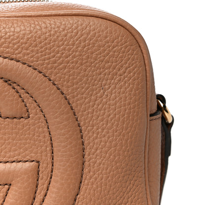 Gucci Pebbled Calfskin Small Soho Disco Bag Camelia 22 of 24