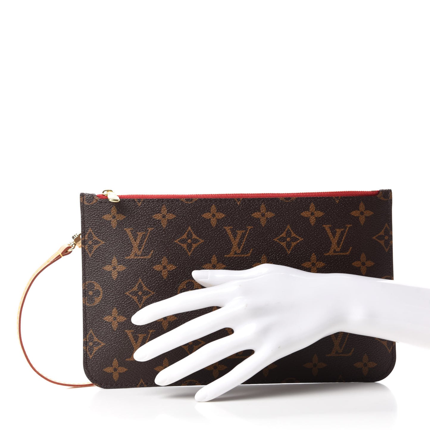 Monogram Neverfull MM GM Pochette Cherry