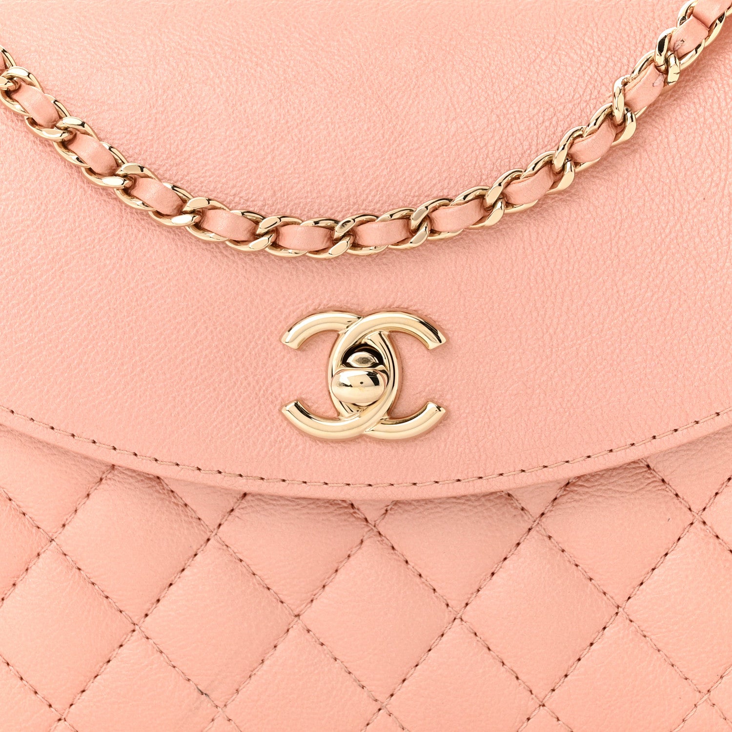 Chanel Iridescent Calfskin Smart Pocket Flap Bag Pink 8 of 10