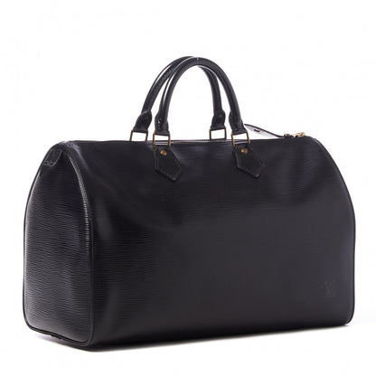 Louis Vuitton Epi Speedy 35 Black 2 of 9