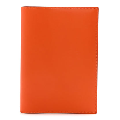 Hermes Chamonix Globe Trotter Agenda PM Cover Orange 1 of 7
