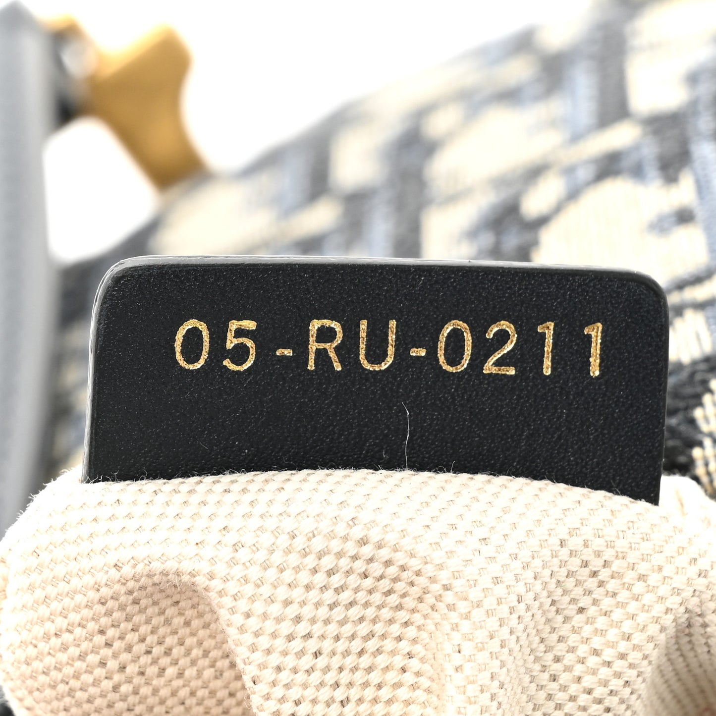 Oblique Mini Saddle Bag Blue