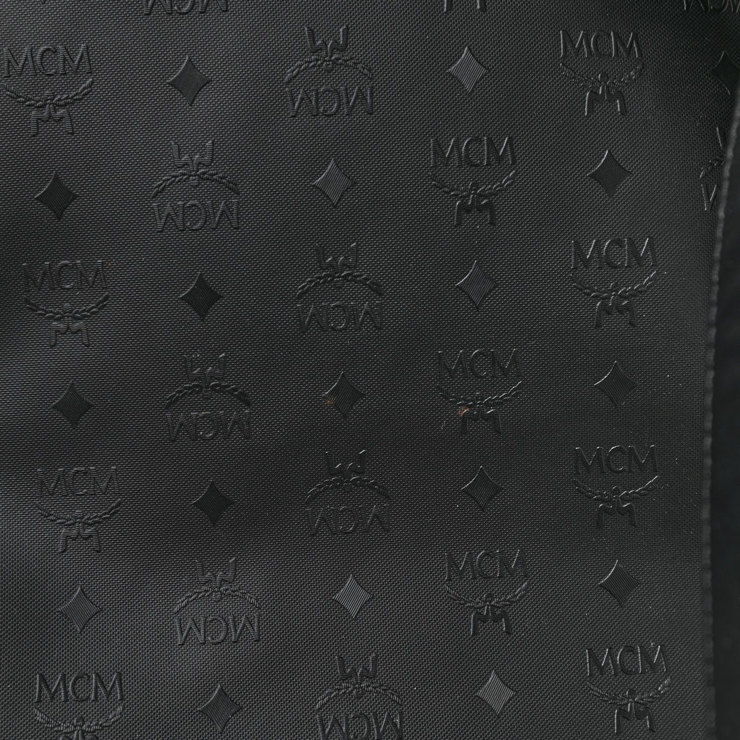 MCM Calfskin Embossed Medium M Moment Backpack Black 14 of 16