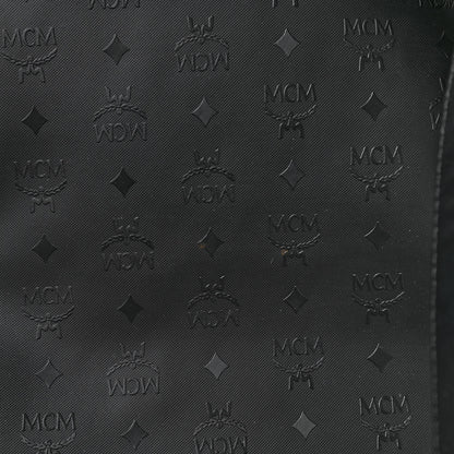 MCM Calfskin Embossed Medium M Moment Backpack Black 14 of 16