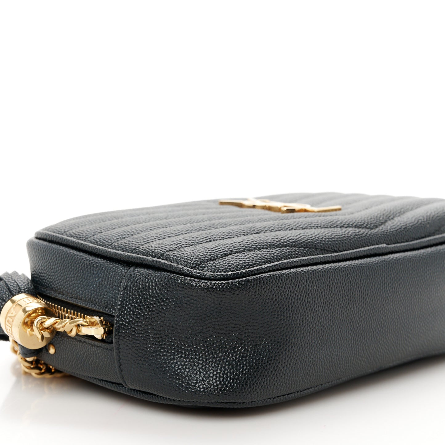 Grain De Poudre Matelasse Monogram Mini Lou Camera Bag Black