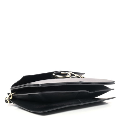 Chloe Suede Calfskin Medium Faye Shoulder Bag Black 4 of 6