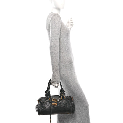 Chloe Calfskin Medium Paddington Satchel Black 2 of 12