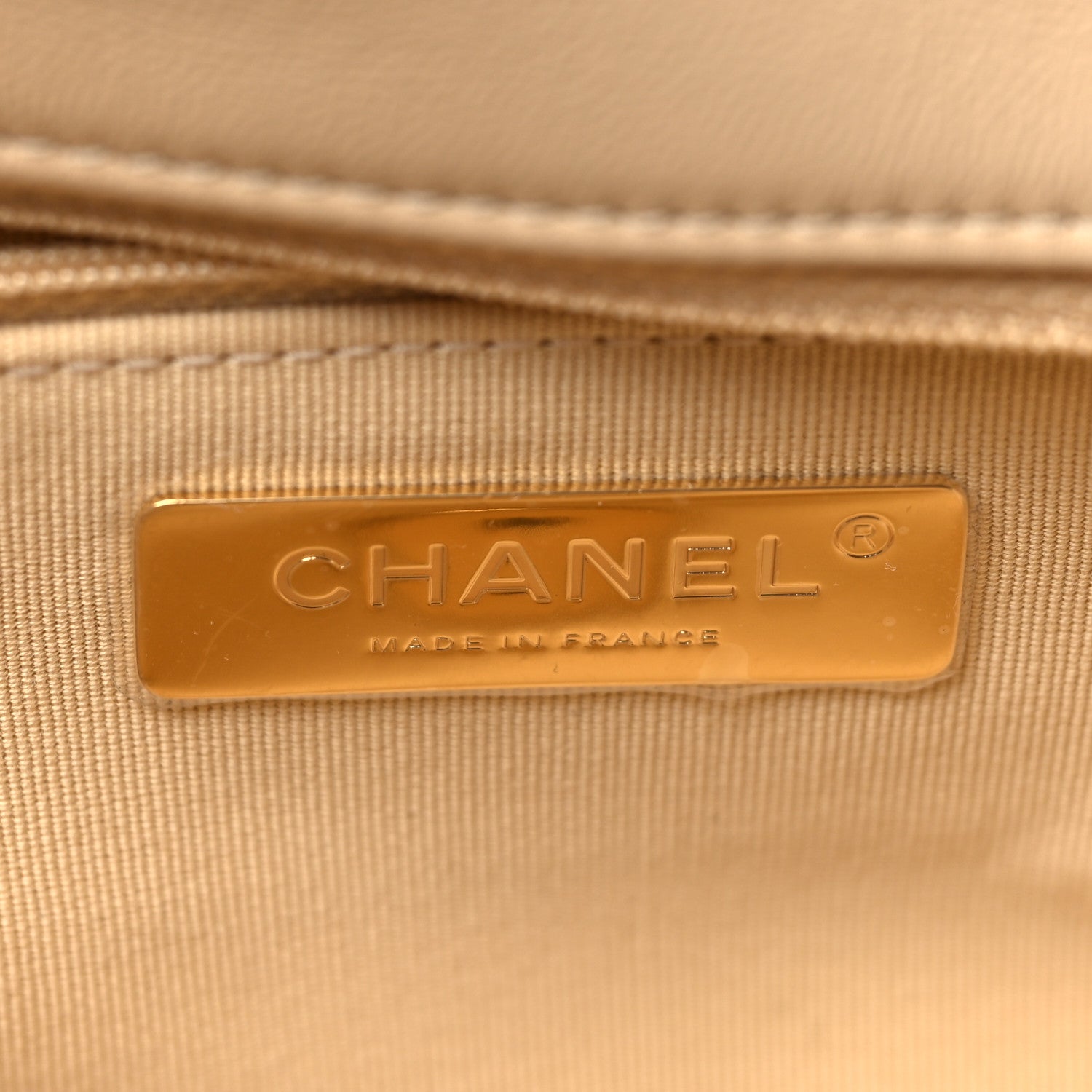 Chanel Lambskin Quilted Medium Chanel 19 Flap Beige 6 of 10