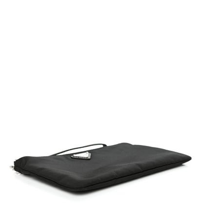 Prada Tessuto Nylon Saffiano Wristlet Black 3 of 4