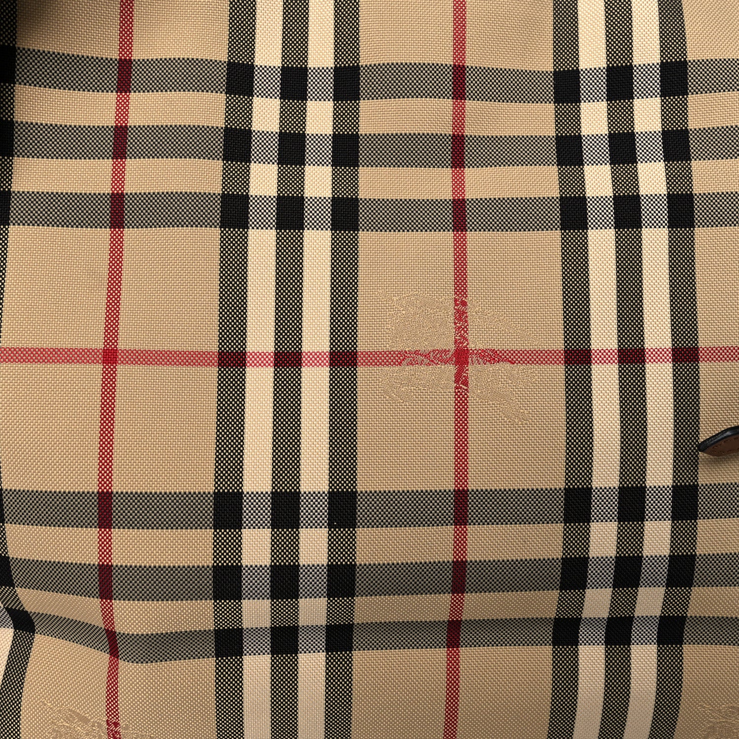 Burberry Horseferry Check Small Canterbury Tote Tan 8 of 10