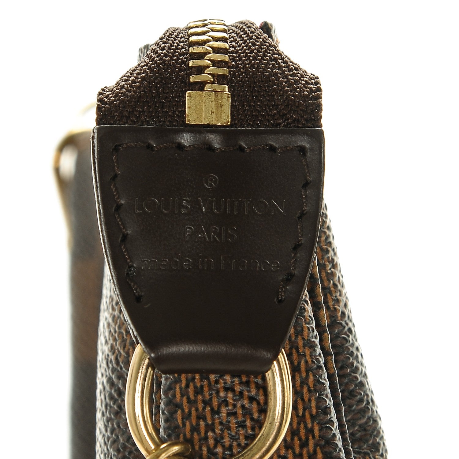 Louis Vuitton Damier Ebene Complice Trunks and Bags Mini Pochette Accessories Red 5 of 6