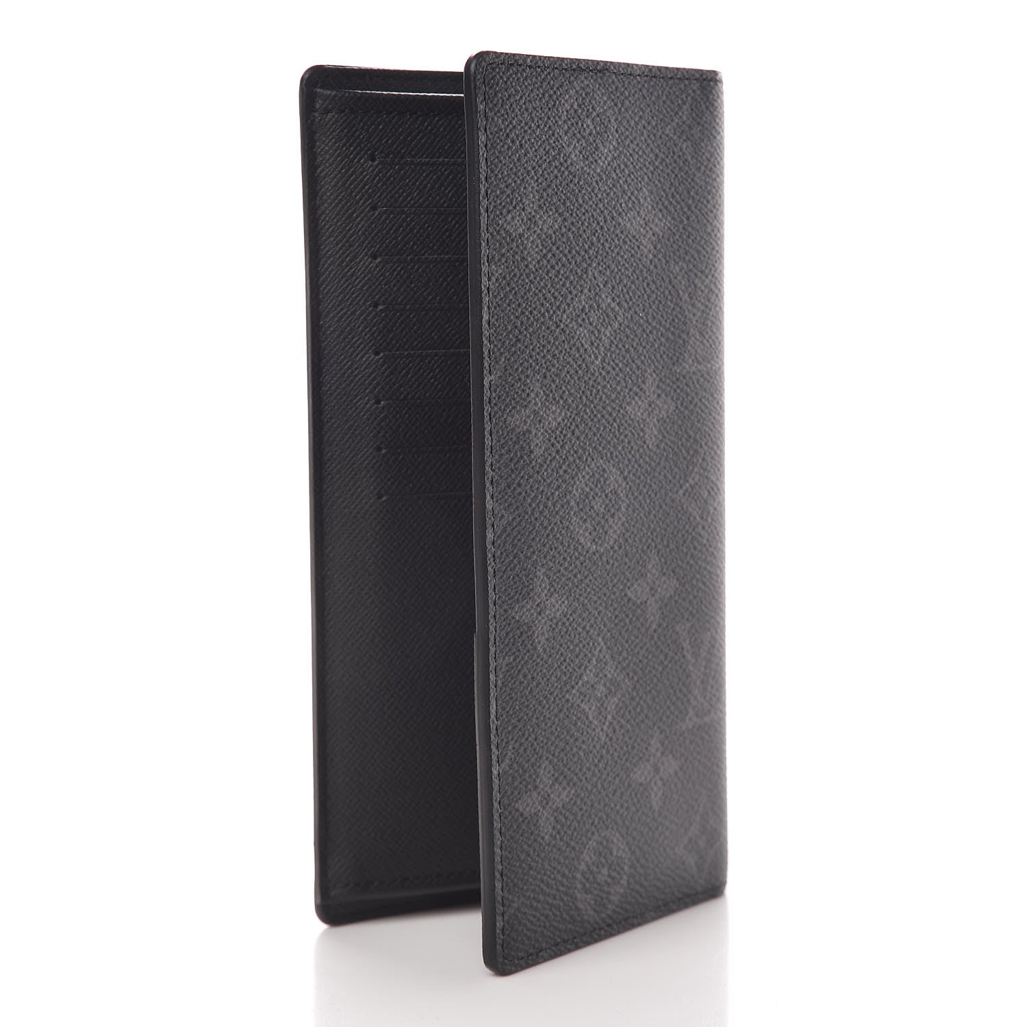 Louis Vuitton Monogram Eclipse Brazza Wallet 3 of 8