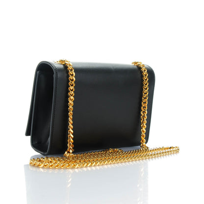 Saint Laurent Calfskin Small Classic Monogram Kate Tassel Satchel Black 3 of 7
