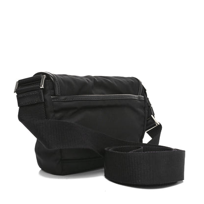 Prada Re-Nylon Saffiano Triangle Shoulder Bag Black 3 of 9