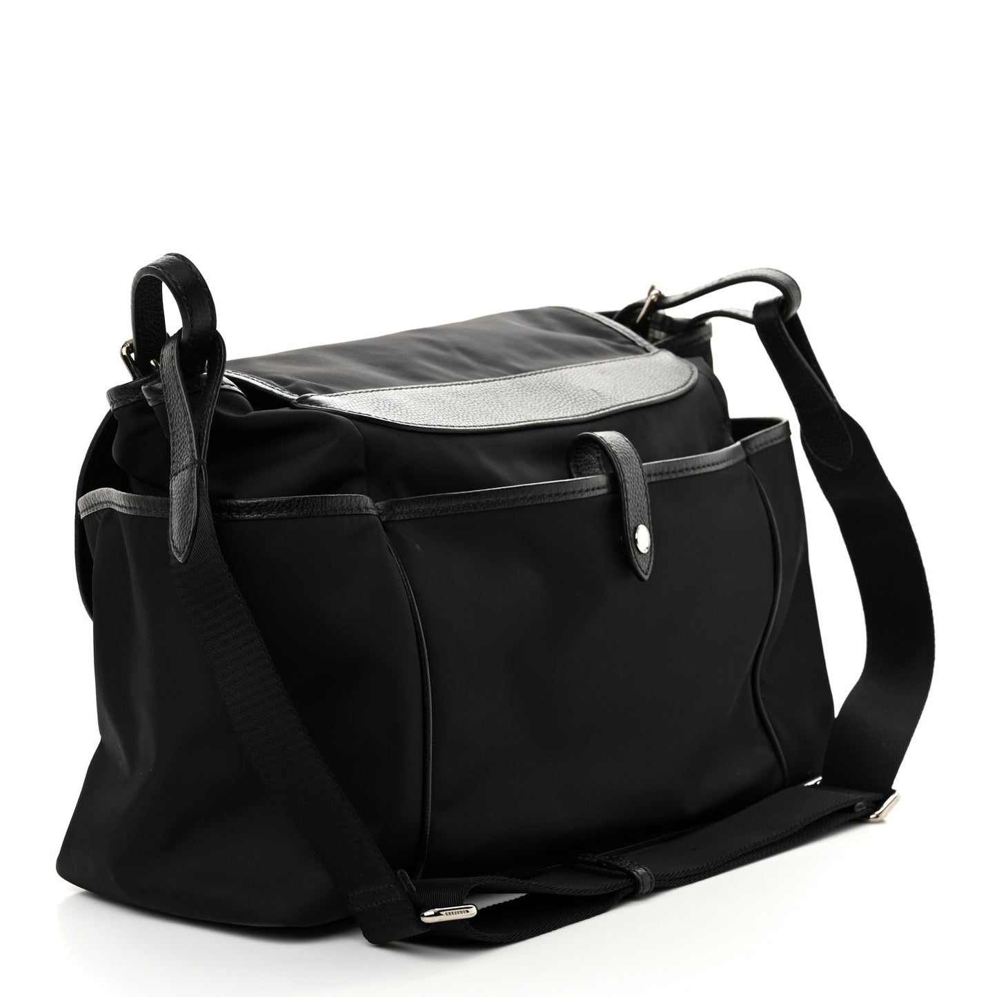Nylon Diaper Bag Black