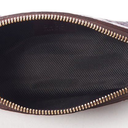 Gucci Guccissima Small Cosmetic Pouch Dark Brown 4 of 8