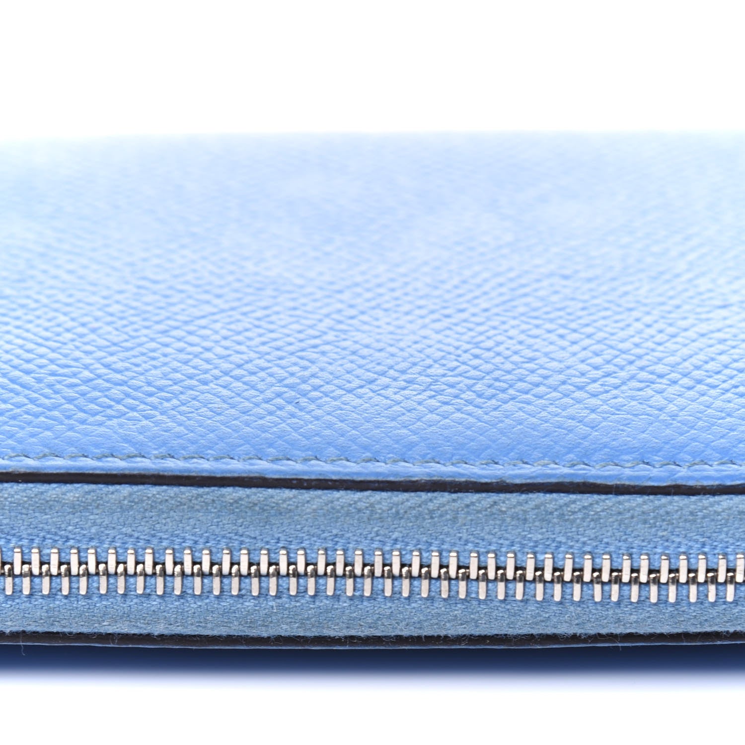 Hermes Epsom Silk'In Compact Wallet Bleu Paradis 16 of 19