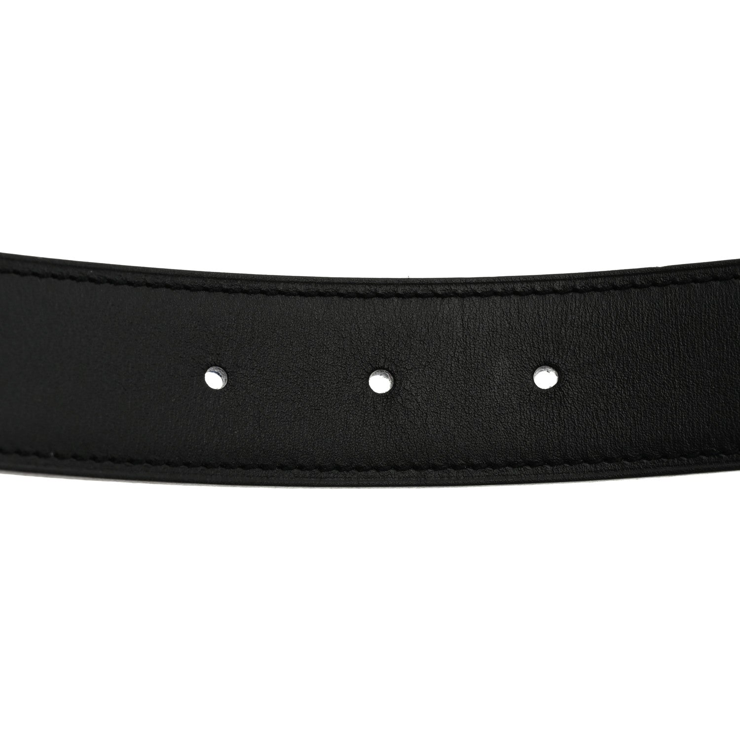 Hermes Togo Swift 32mm H Belt 80 32 Bleu Zanzibar Black 5 of 8