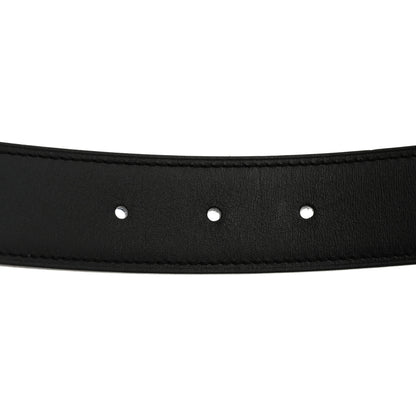 Hermes Togo Swift 32mm H Belt 80 32 Bleu Zanzibar Black 5 of 8