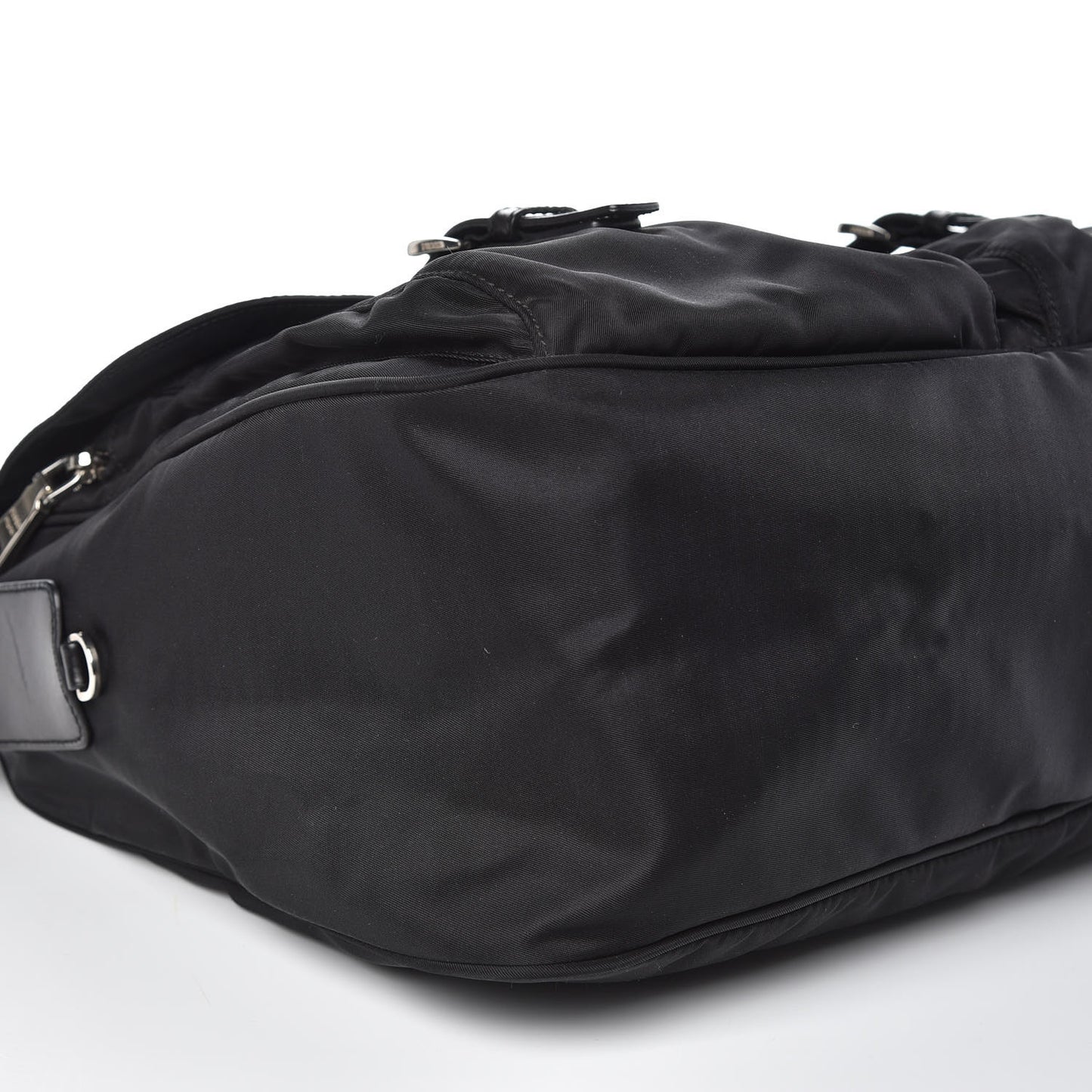 Tessuto Nylon Messenger Bag Black