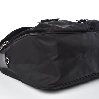 Prada Tessuto Nylon Messenger Bag Black 8 of 12