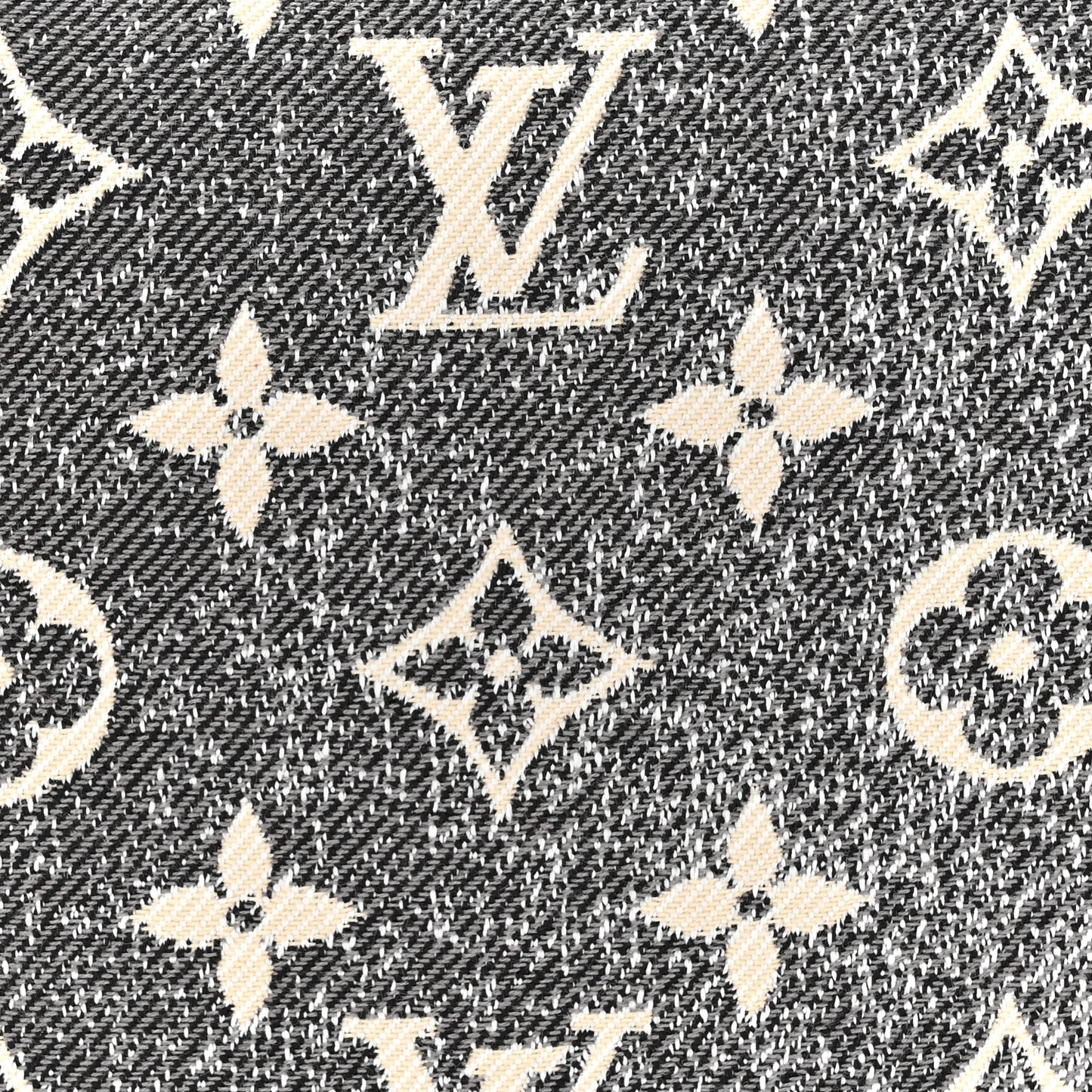 Monogram Jacquard Denim Side Trunk Grey