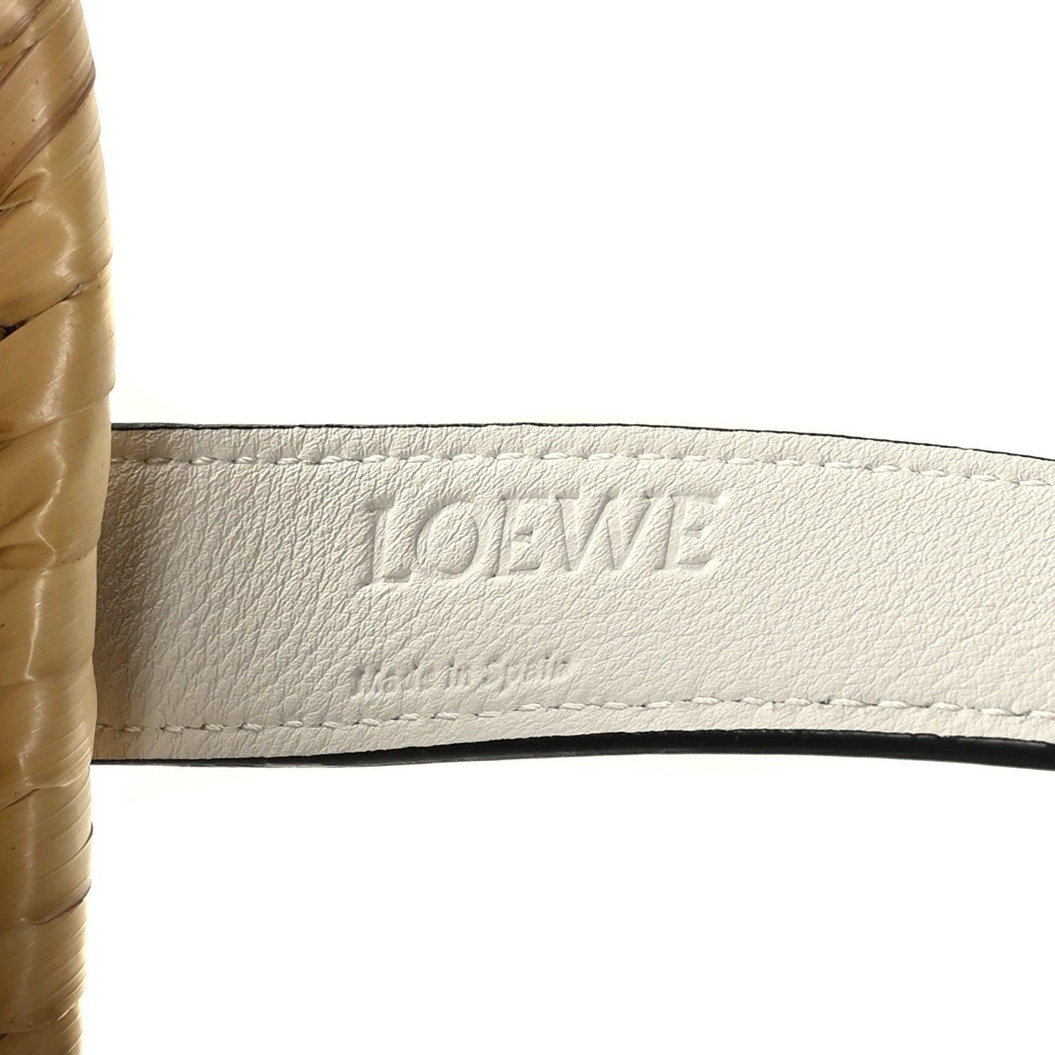 Loewe Raffia Small Basket Tote Bag Natural White 6 of 8