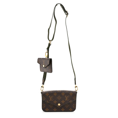 Louis Vuitton Monogram Felicie Strap & Go Kaki 1 of 11