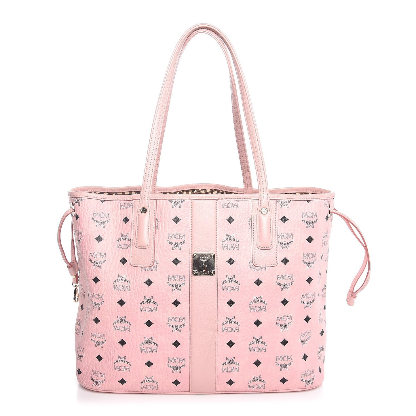 Visetos Medium Reversible Liz Shopper Tote Pink