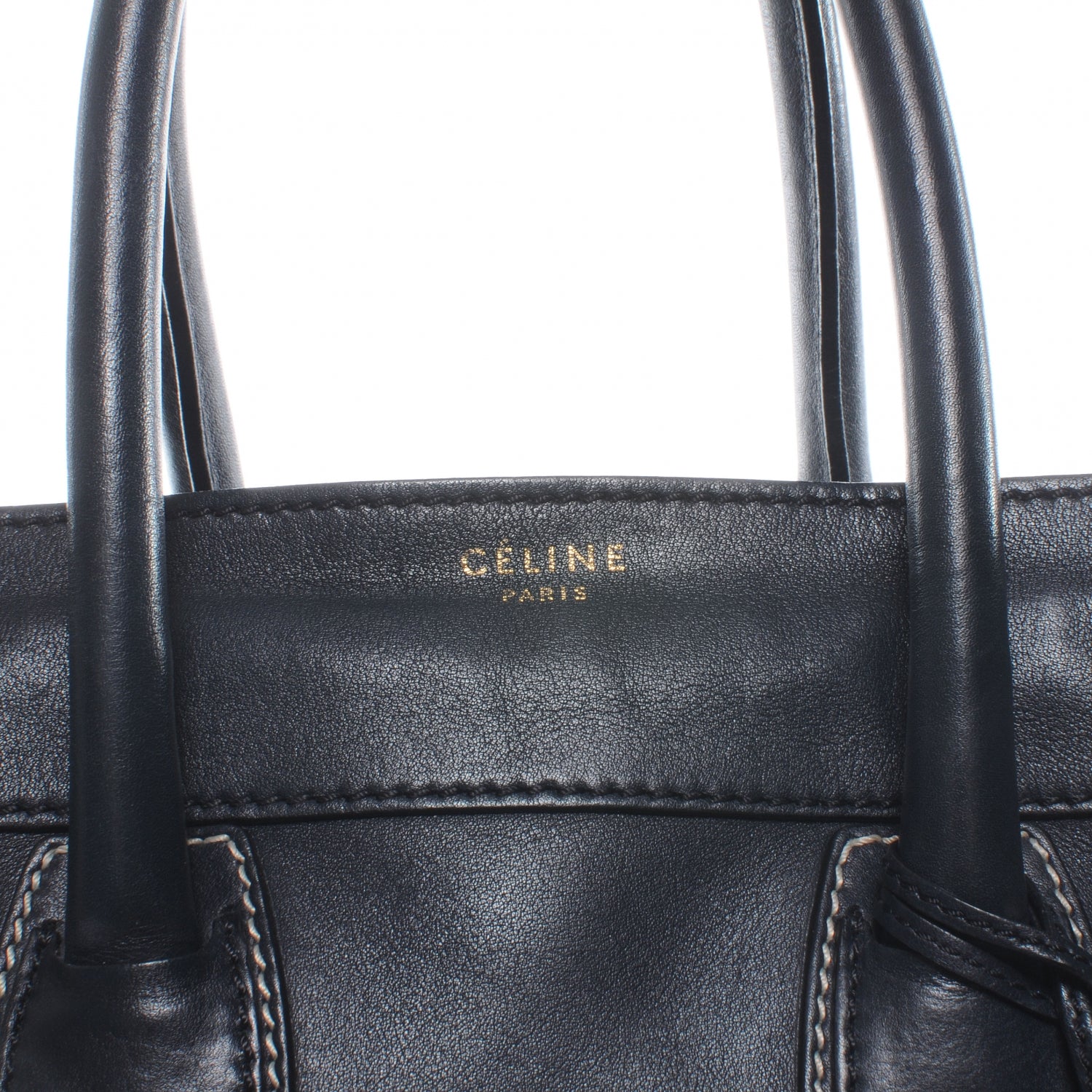 Celine Smooth Calfskin Mini Envelope Luggage Navy Blue 7 of 7