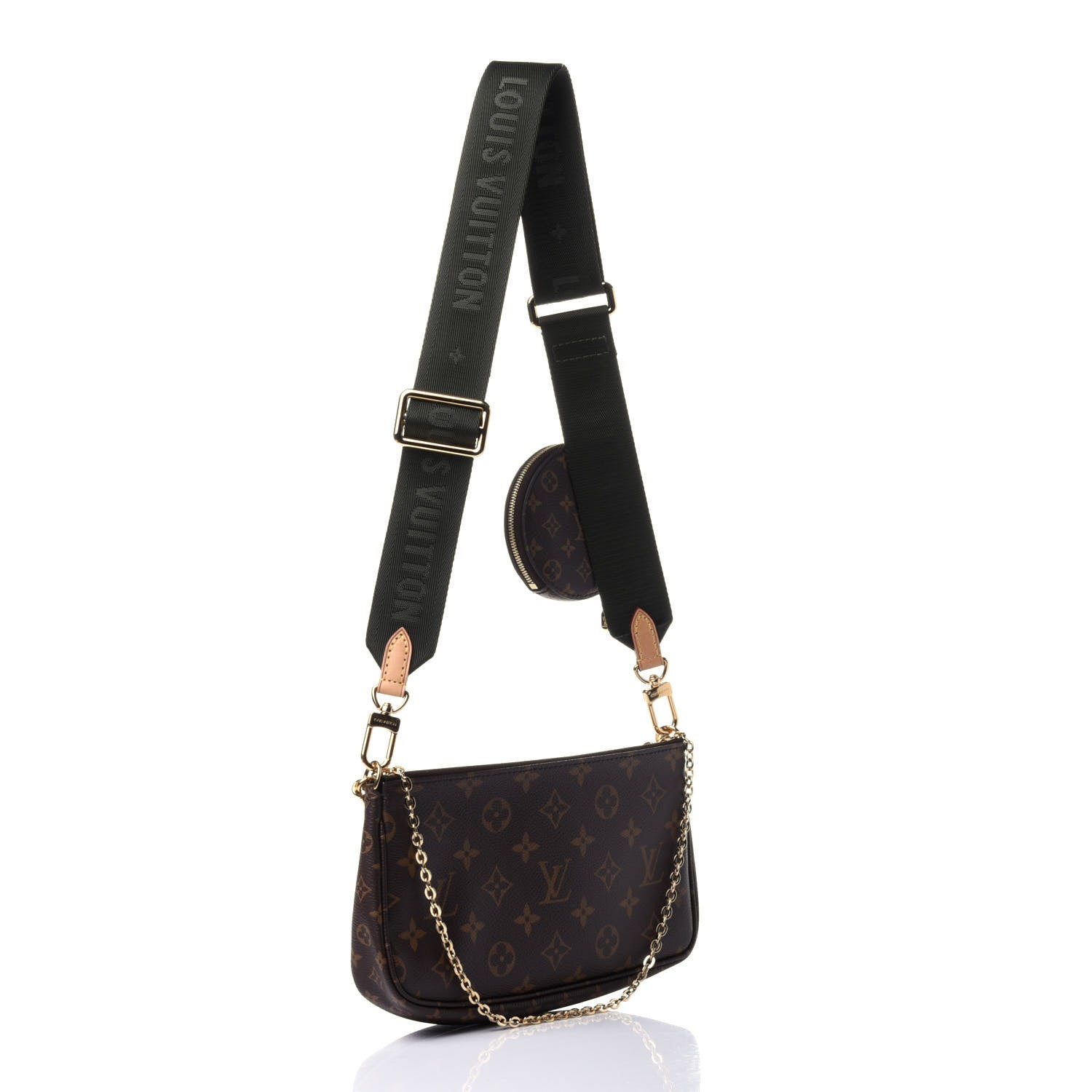 Louis Vuitton Monogram Multi Pochette Accessories Kaki 2 of 12