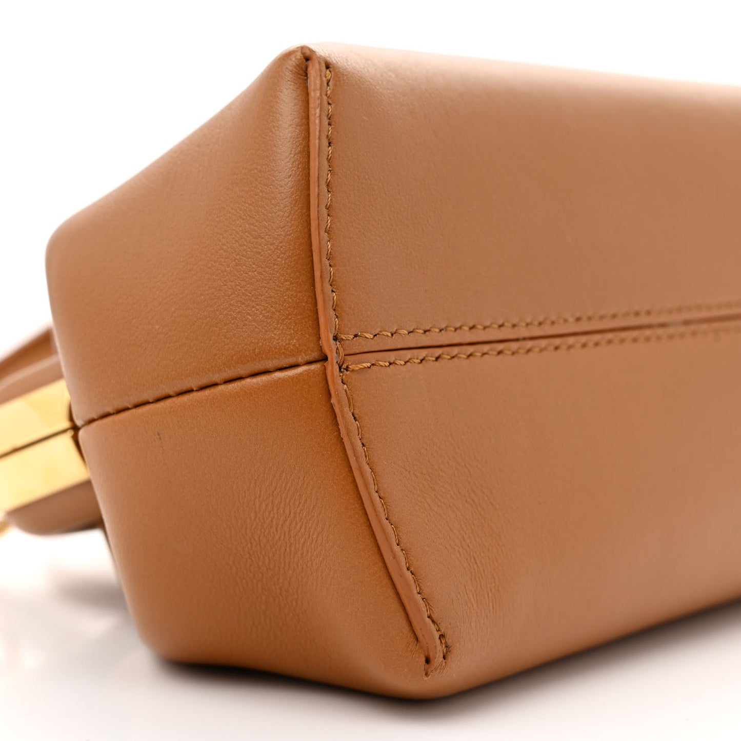 Shiny Nappa Small Fendi First Caramello