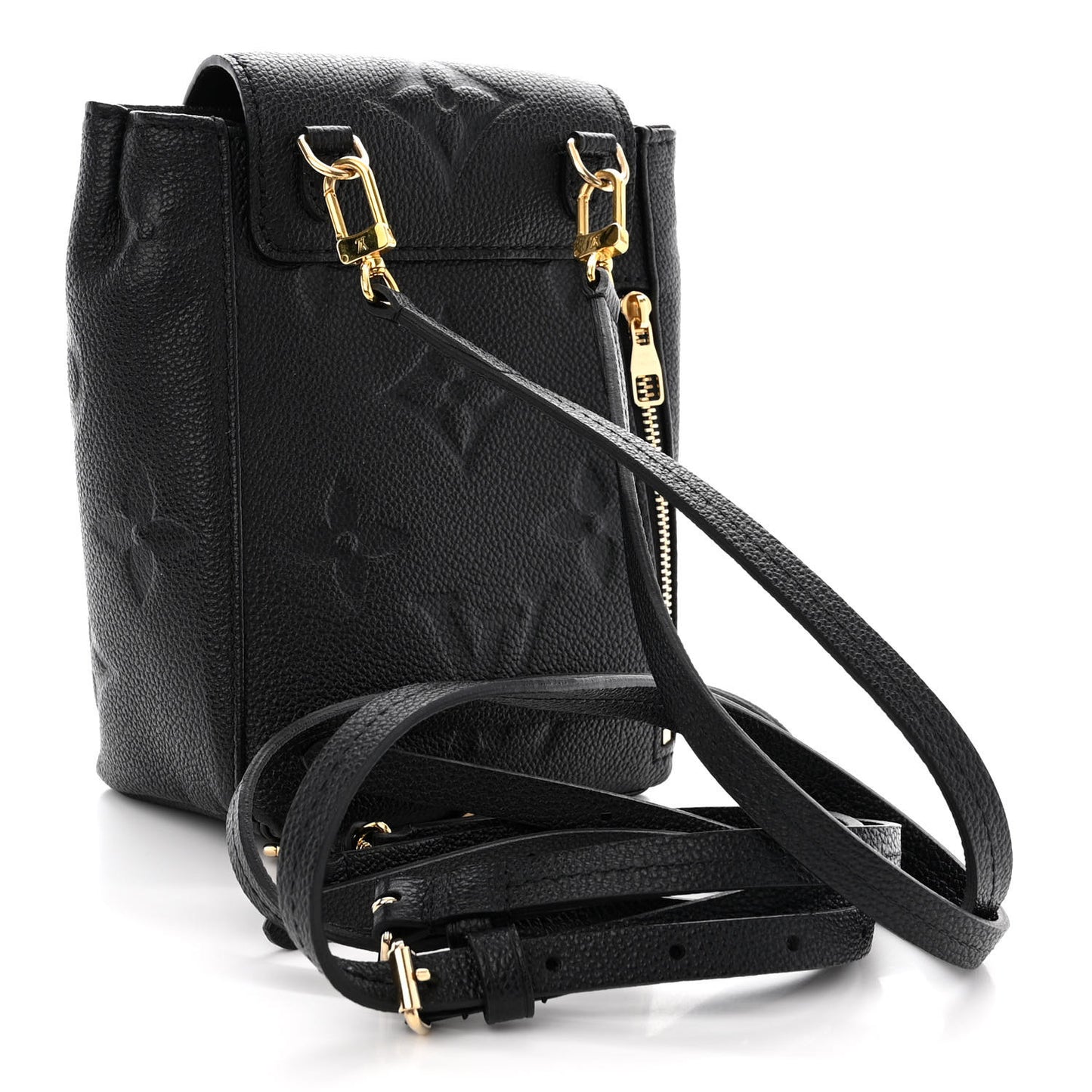 Empreinte Monogram Giant Tiny Backpack Black