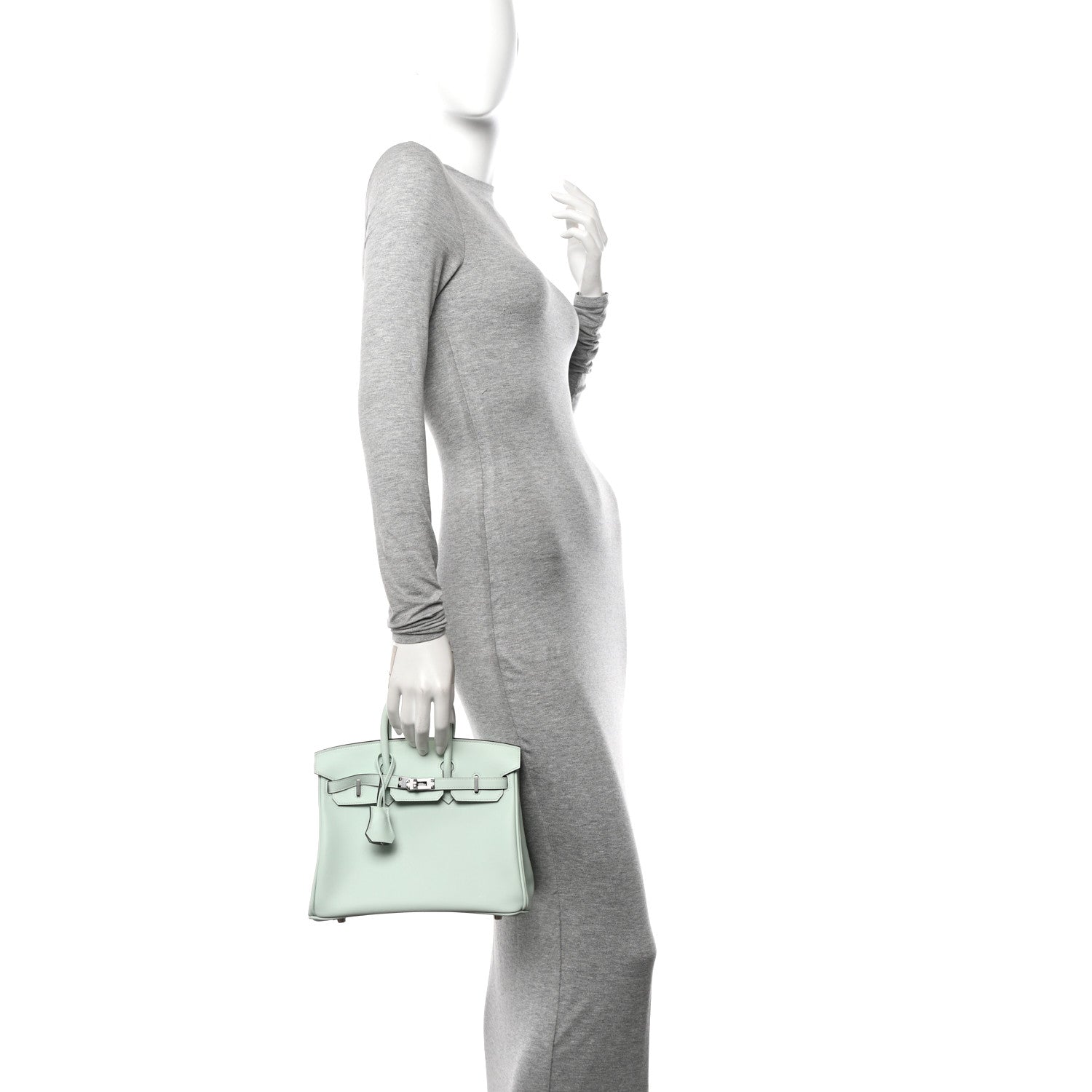 Hermes Swift Birkin 25 Vert Peppermint 2 of 11