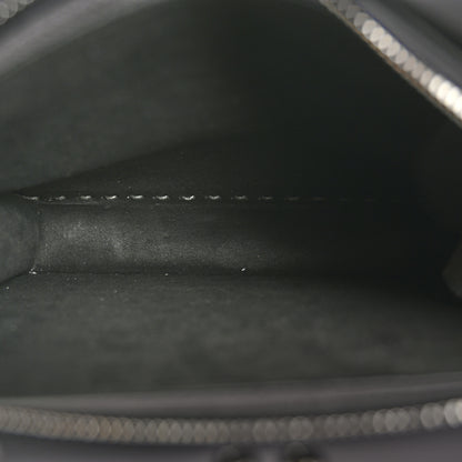 Fendi Cuoio Romano Selleria Macro Stitching Mini Peekaboo I SEE U Iconic Satchel Argento 5 of 11