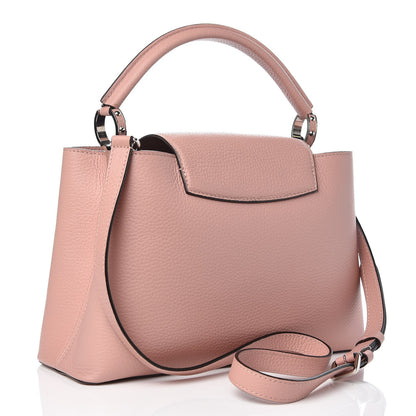 Louis Vuitton Taurillon Capucines PM Magnolia 3 of 6