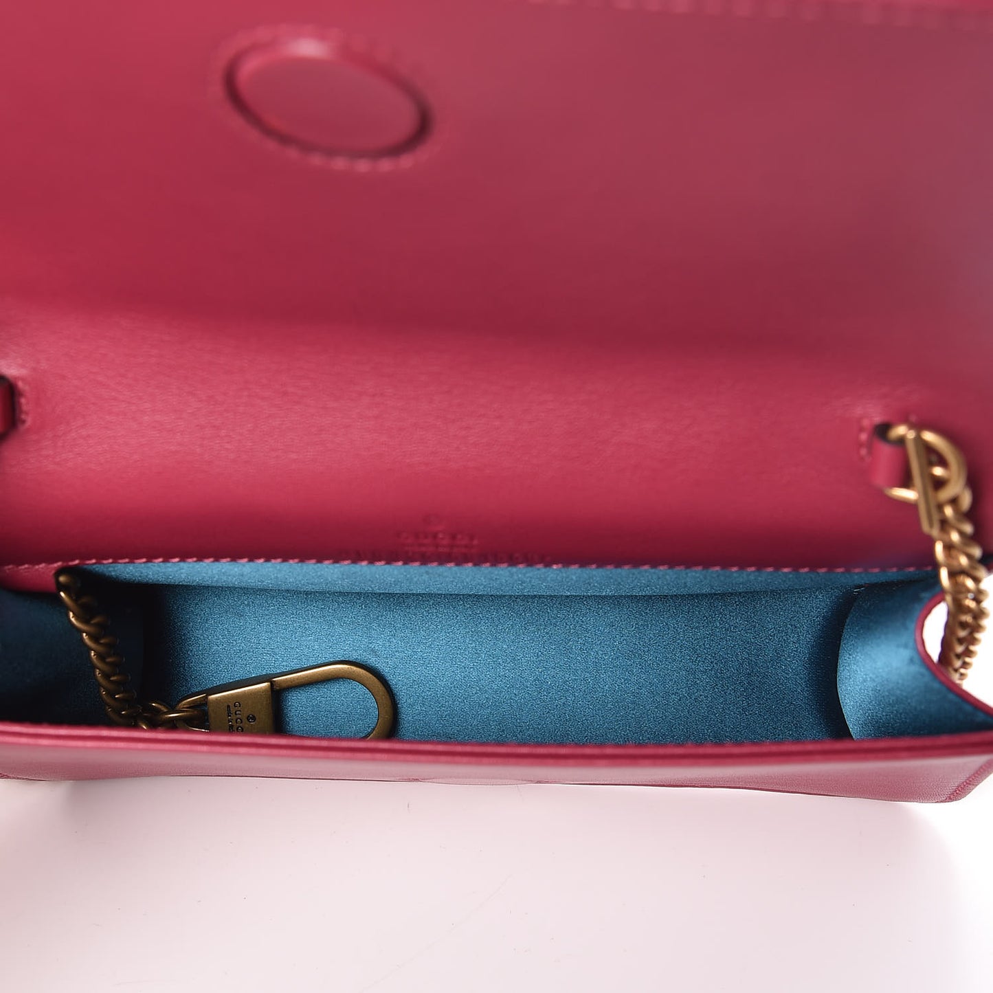 Velvet Matelasse Love Embroidered GG Marmont Mini Bag Light Raspberry Rose